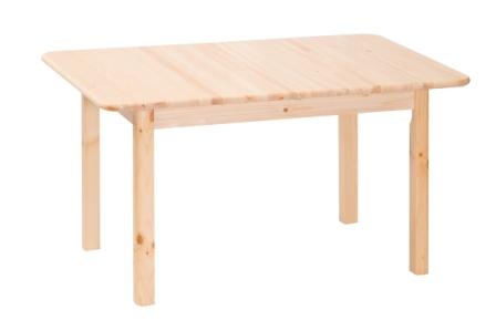 Kihúzható téglalap asztal 4 lábbal